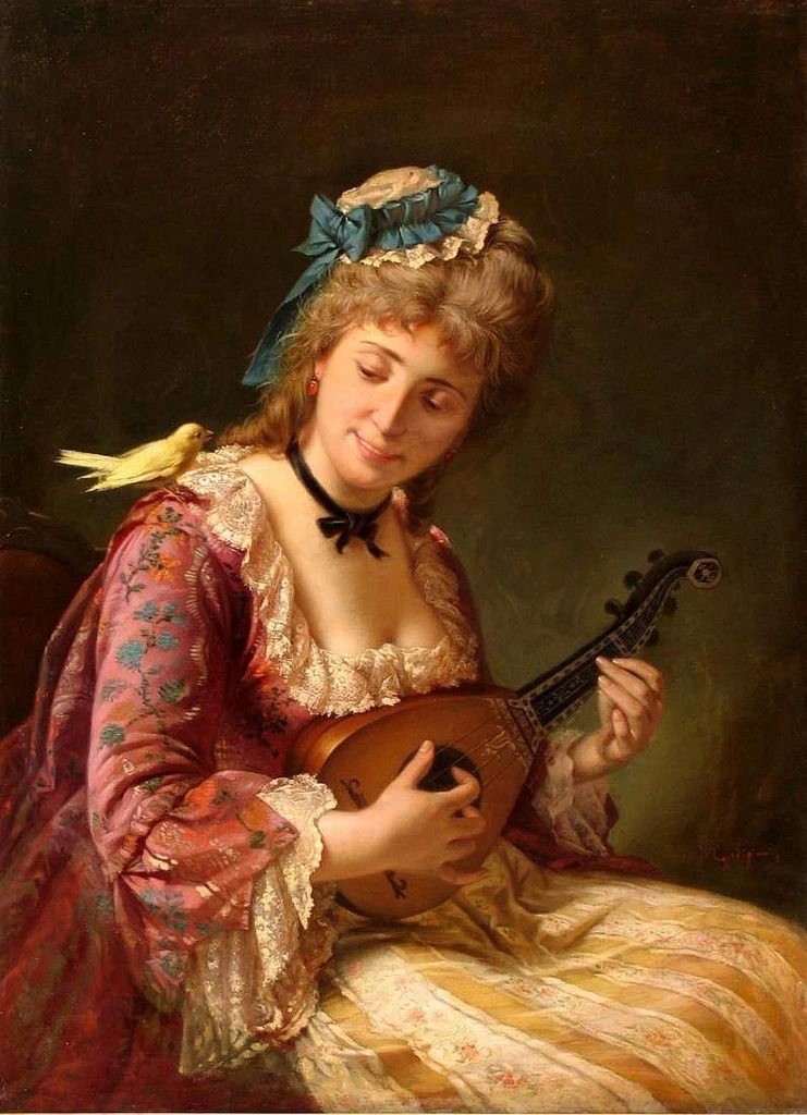 Ragazza con canarino